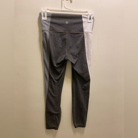Athleta grey and white colorblock leggings- Xsmall - Picture 3 of 6